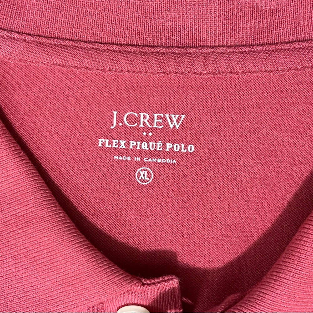 J. Crew Men's Coral Polo Shirt - Picture 3 of 7